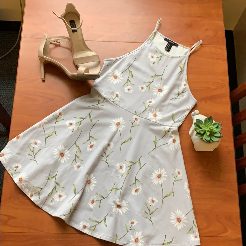 Pale blue summer dress
